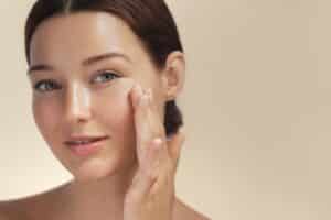 Woman with smooth, glowing skin from chemical peels in Sarasota, FL